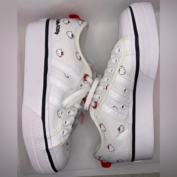 NWOT ADIDAS x HELLO KITTY NIZZA PLATFORM FOR WOMEN Size 8.5 - Picture 6 of 7